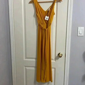 Mustard yellow jumpsuit size  small